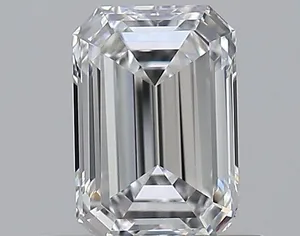 0.53ct EMERALD D VVS2 Natural diamond