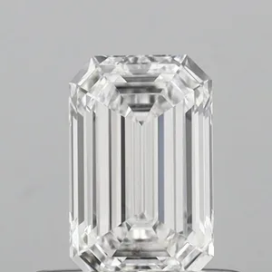 0.54ct EMERALD D FL Lab diamond