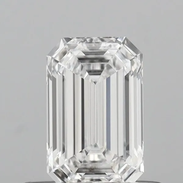 0.54ct EMERALD D FL Lab diamond