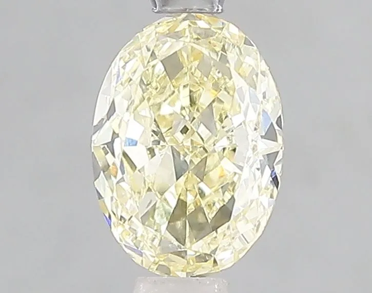 1.02ct OVAL Fancy Yellow VS2 Coloured Lab diamond