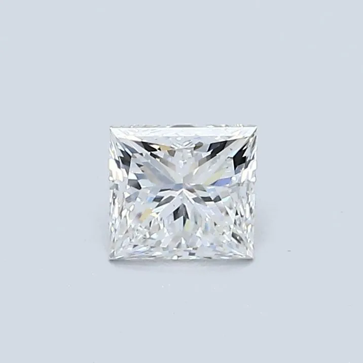 0.50ct PRINCESS E VVS2 Natural diamond