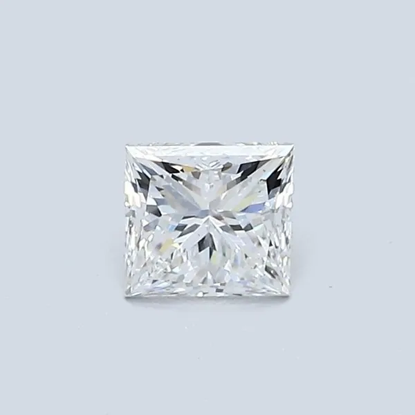 0.5ct PRINCESS E VVS2 Natural diamond