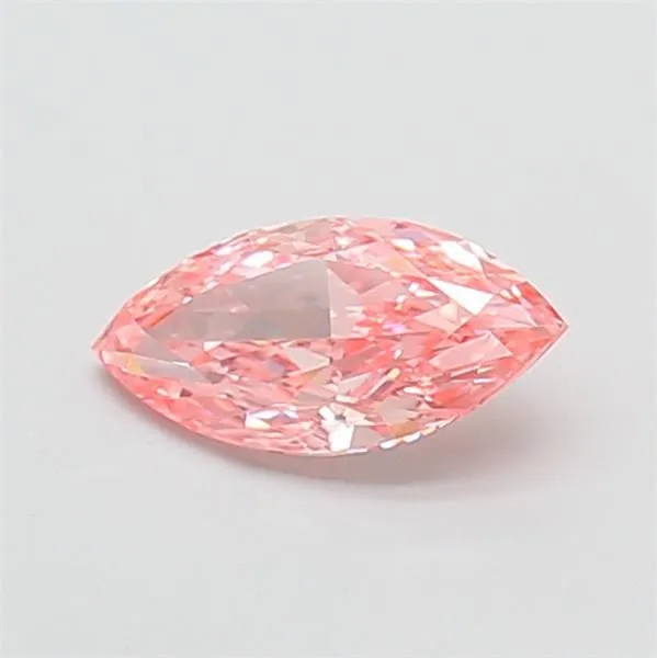 1.02ct MARQUISE Fancy Vivid Pink VS1 Coloured Lab diamond