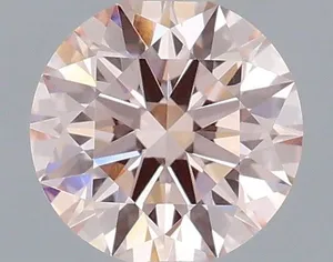 1.05ct ROUND Fancy Intense Pink VS1 Coloured Lab diamond