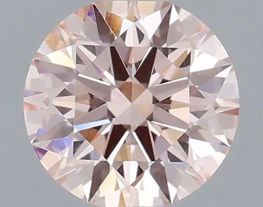 1.05ct ROUND Fancy Intense Pink VS1 Coloured Lab diamond