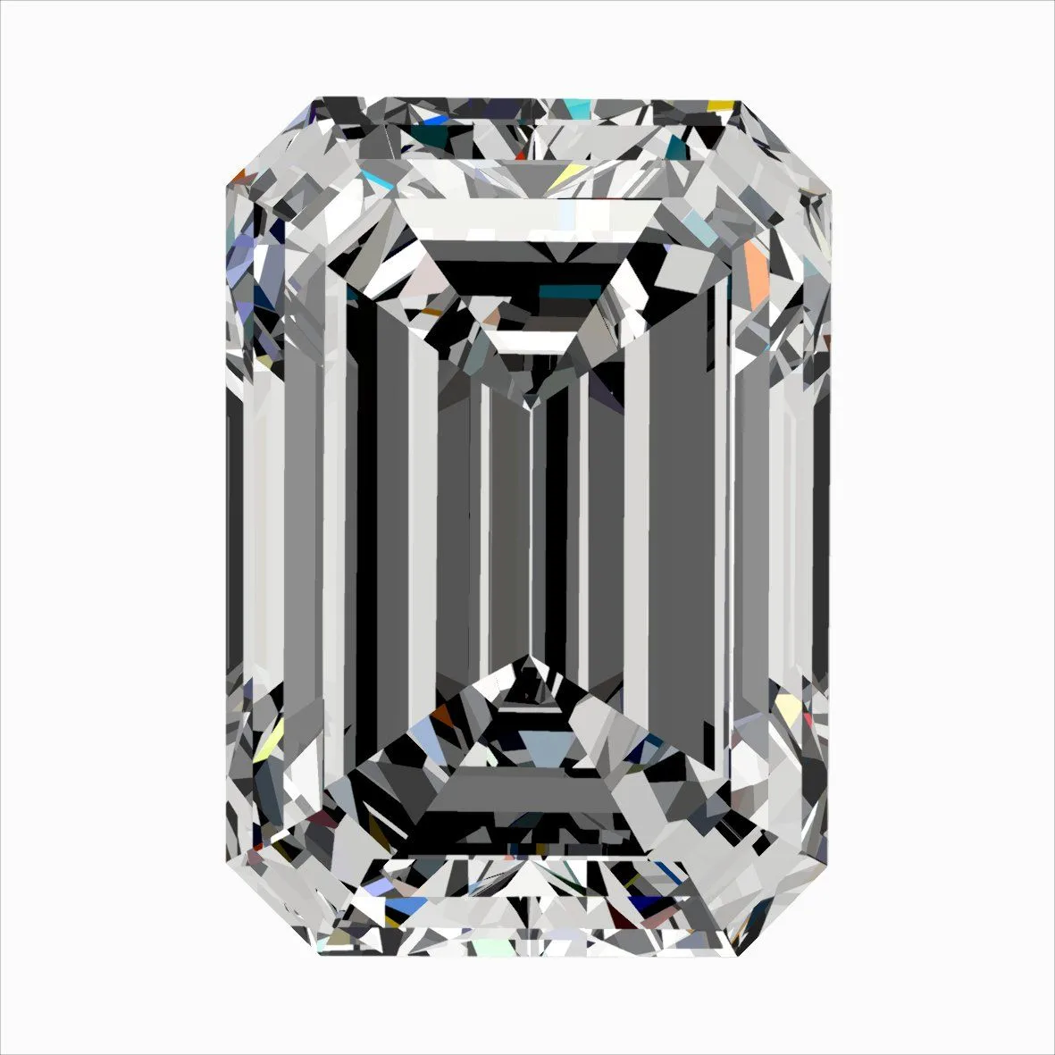 0.30ct EMERALD F VVS1 Natural diamond
