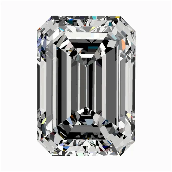 0.3ct EMERALD F VVS1 Natural diamond