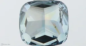 0.56ct CUSHION Fancy Vivid Blue SI2 Coloured Lab diamond
