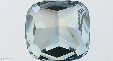 0.56ct CUSHION Fancy Vivid Blue SI2 Coloured Lab diamond