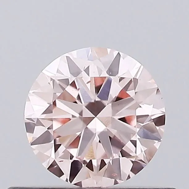 0.43ct ROUND Fancy Intense Pink VS2 Coloured Lab diamond