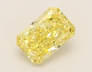 1.03ct RADIANT Fancy Intense Yellow VS1 Coloured Lab diamond
