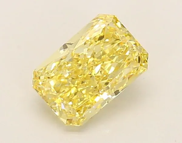 1.03ct RADIANT Fancy Intense Yellow VS1 Coloured Lab diamond
