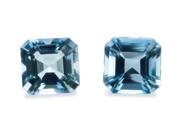 6.2ct Blue Aquamarine, Emerald Cut gemstone