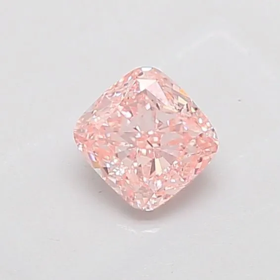 1.03ct CUSHION Fancy Vivid Pink VS1 Coloured Lab diamond