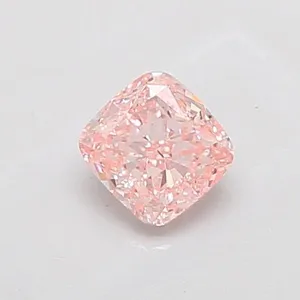 1.03ct CUSHION Fancy Vivid Pink VS1 Coloured Lab diamond
