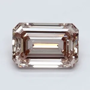 1.09ct EMERALD Fancy Intense Pink VS1 Coloured Lab diamond