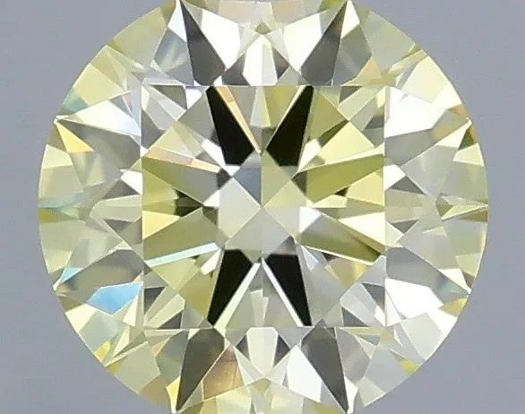 0.33ct ROUND Fancy Yellow VVS1 Coloured Lab diamond