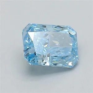 0.3ct RADIANT Fancy Vivid Blue VS1 Coloured Lab diamond