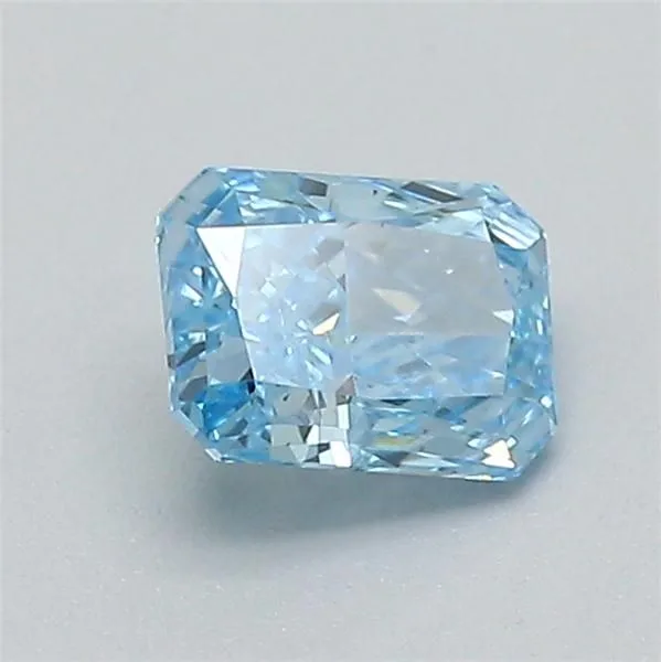 0.3ct RADIANT Fancy Vivid Blue VS1 Coloured Lab diamond