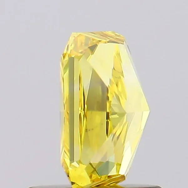 1.01ct RADIANT Fancy Vivid Yellow VVS2 Coloured Lab diamond
