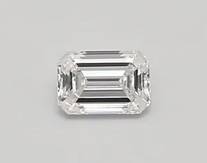 0.39ct EMERALD D VVS2 Lab diamond