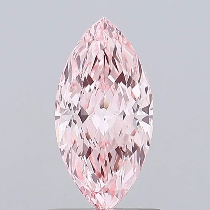 1.01ct MARQUISE Fancy Vivid Pink VS1 Coloured Lab diamond