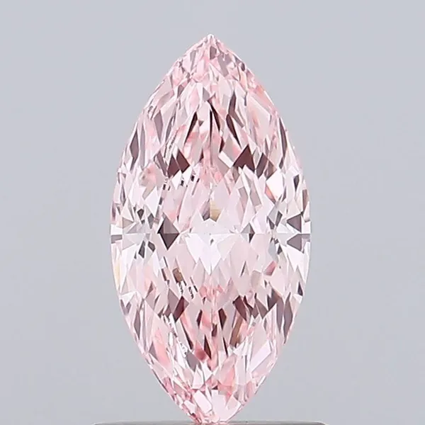 1.01ct MARQUISE Fancy Vivid Pink VS1 Coloured Lab diamond
