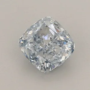 0.78ct CUSHION Fancy Intense Blue VVS2 Coloured Lab diamond
