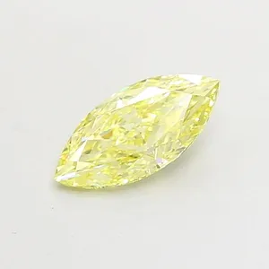 1.01ct MARQUISE Fancy Yellow VS2 Coloured Lab diamond