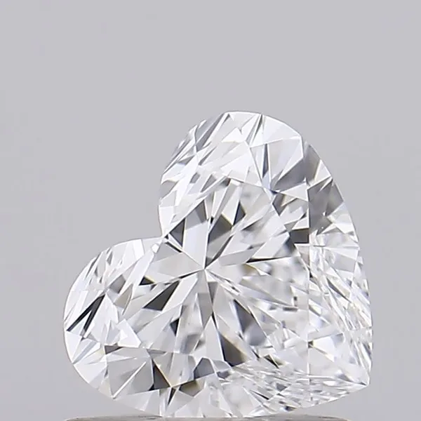 0.77ct HEART D FL Lab diamond