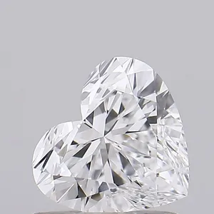 0.77ct HEART D FL Lab diamond