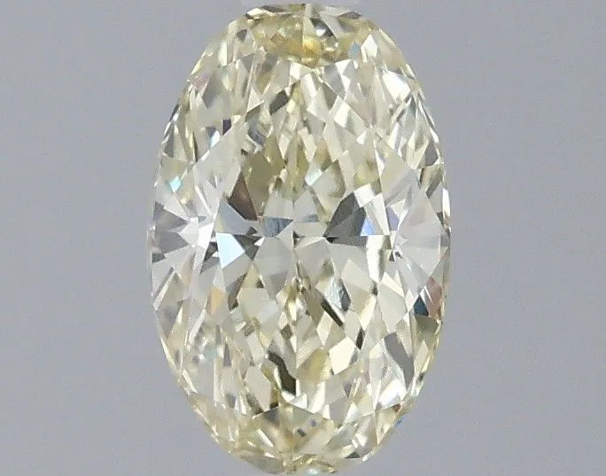 0.95ct OVAL Fancy Yellow VVS2 Coloured Lab diamond