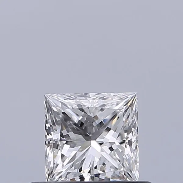 0.41ct PRINCESS D VVS1 Natural diamond