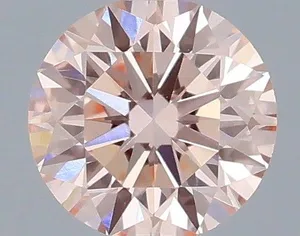 0.34ct ROUND Fancy Intense Pink VVS2 Coloured Lab diamond