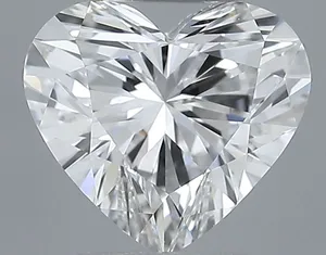 0.64ct HEART E VVS2 Natural diamond