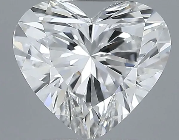 0.64ct HEART E VVS2 Natural diamond