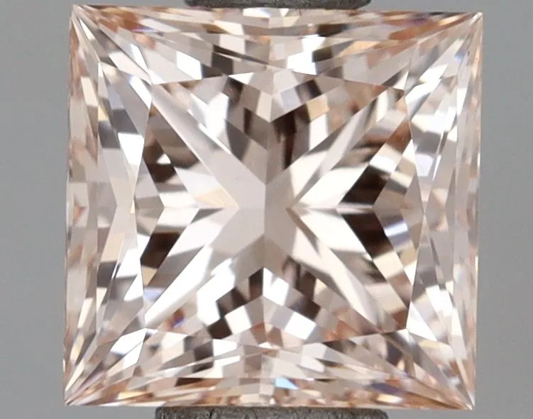 1.05ct PRINCESS Fancy Pink VVS2 Coloured Lab diamond