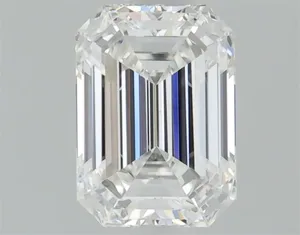 0.51ct EMERALD F VS2 Natural diamond
