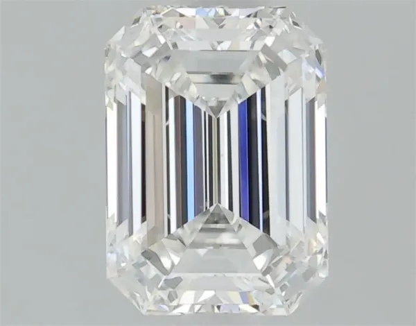 0.51ct EMERALD F VS2 Natural diamond