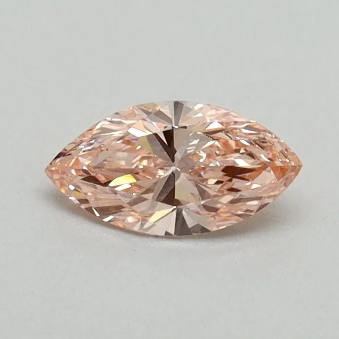 0.34ct MARQUISE Fancy Intense Pink VS2 Coloured Lab diamond
