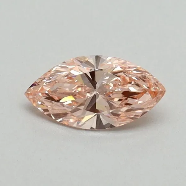 0.34ct MARQUISE Fancy Intense Pink VS2 Coloured Lab diamond