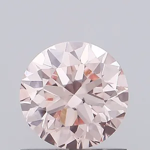 0.84ct ROUND Fancy Pink VS1 Coloured Lab diamond