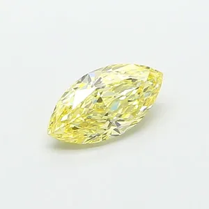 1.21ct MARQUISE Fancy Intense Yellow VS2 Coloured Lab diamond