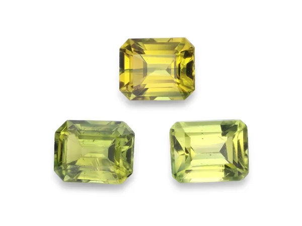 0.68ct Parti Sapphire, Emerald Cut gemstone