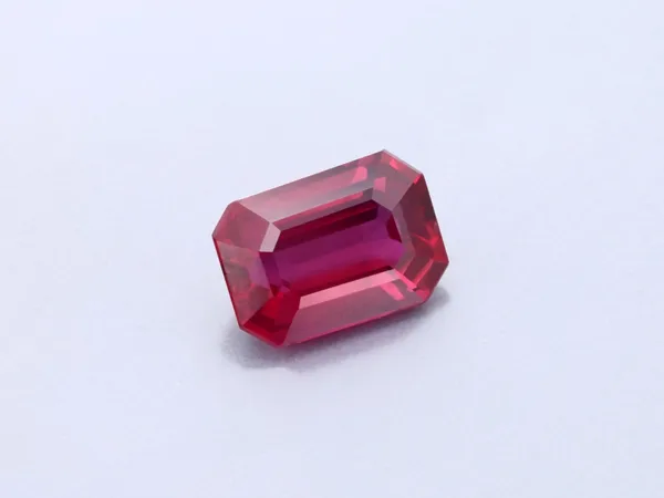 1.06ct Red Ruby, Emerald Cut gemstone
