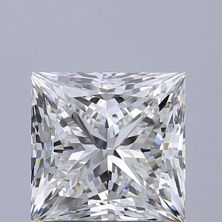1.21ct PRINCESS F VVS2 Natural diamond