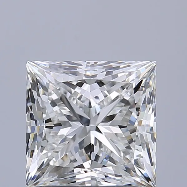 1.21ct PRINCESS F VVS2 Natural diamond