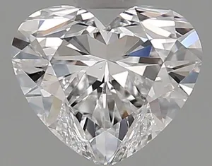 0.91ct HEART D VS1 Natural diamond