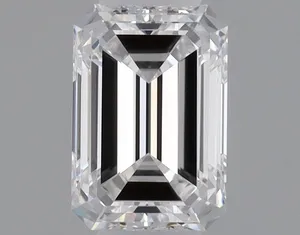 0.3ct EMERALD D IF Natural diamond