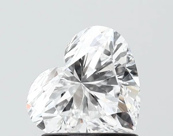 1.28ct HEART D VS1 Lab diamond